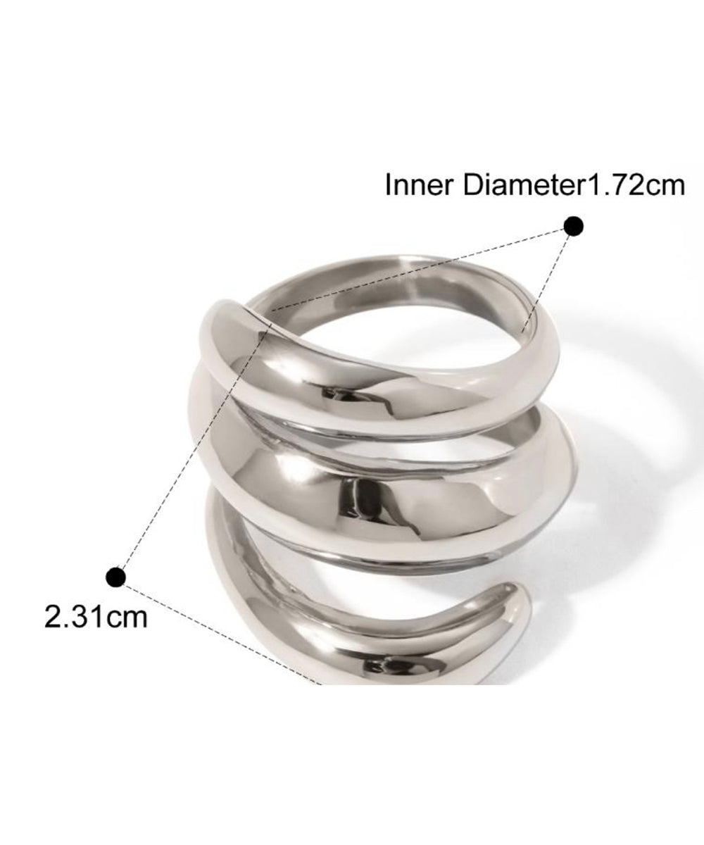 Hina's Silver Ear cuff & Rings