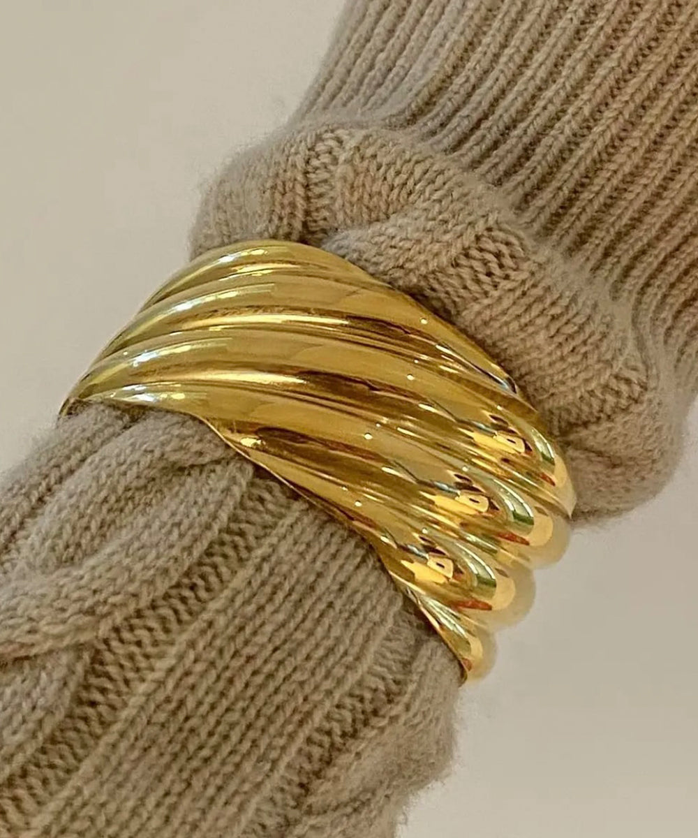 Chunky Gold Cuff