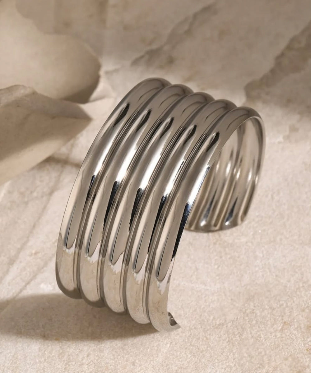 Chunky Silver Cuff