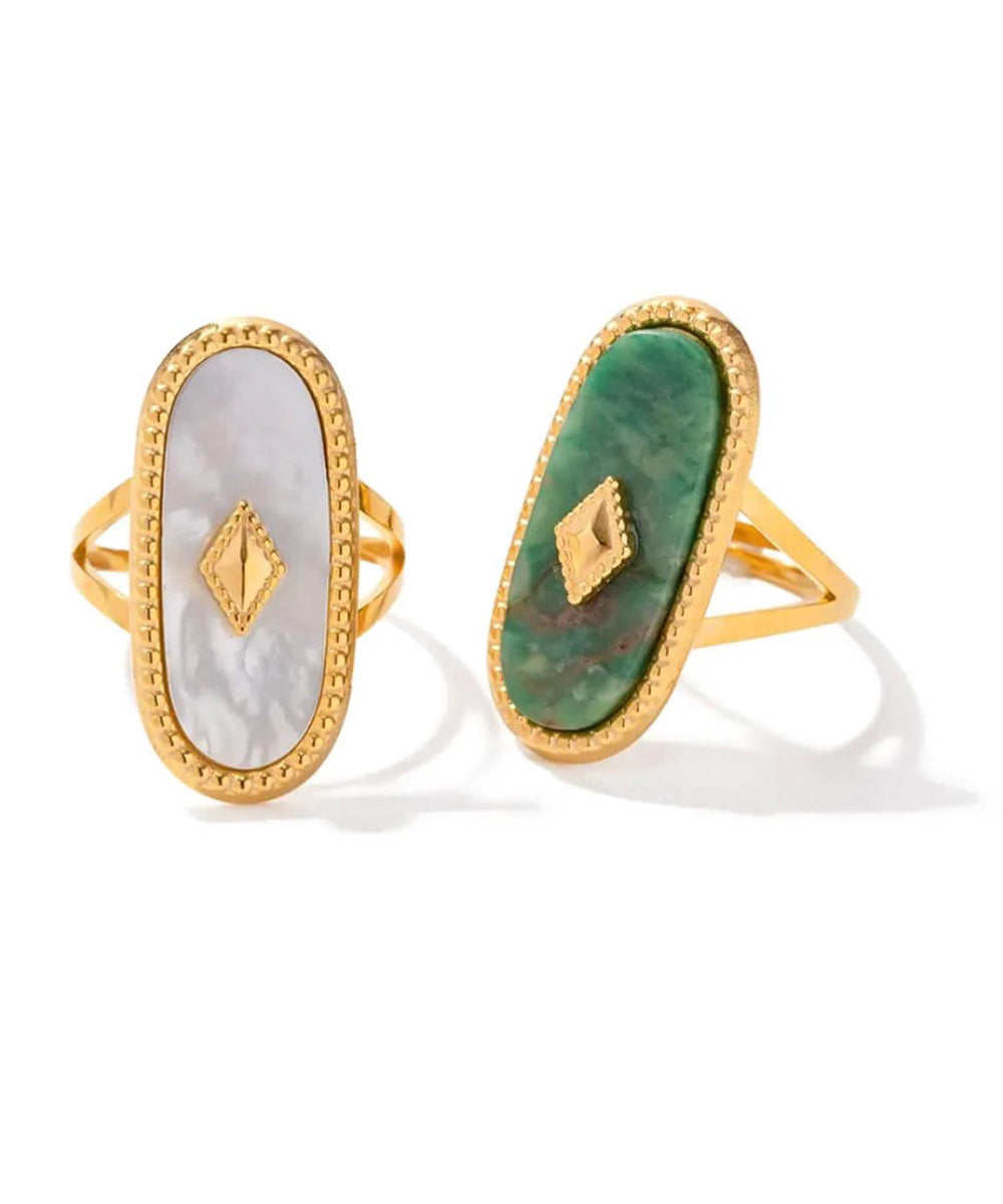 Emerald Statement Ring