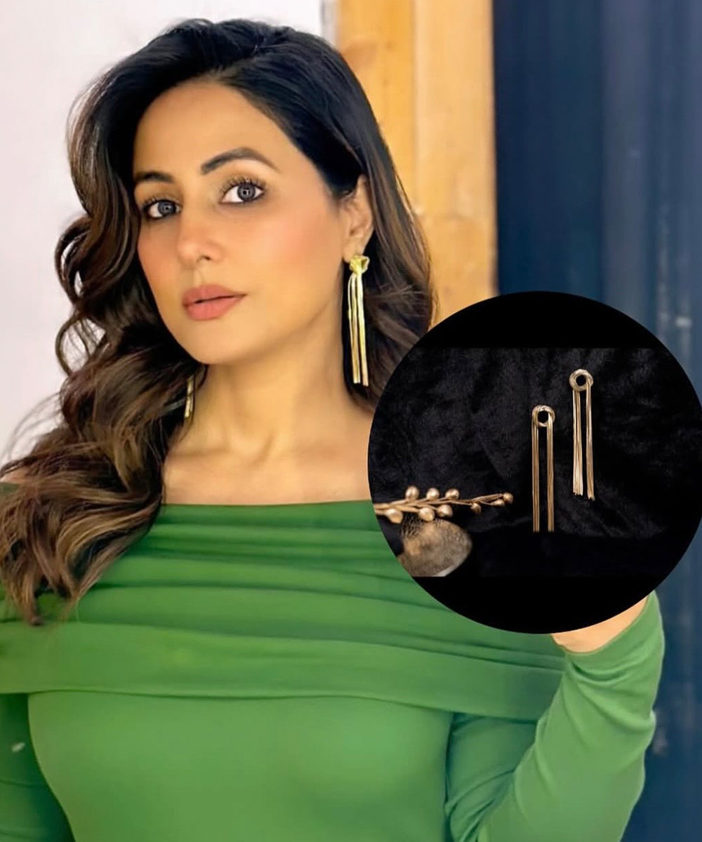 Hina's Gold Danglers