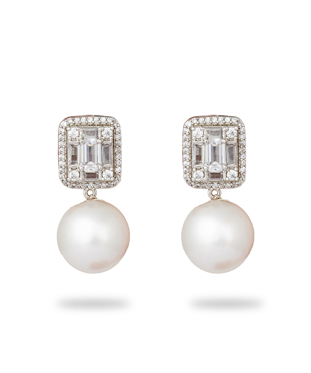 Art Deco Pearl Drop