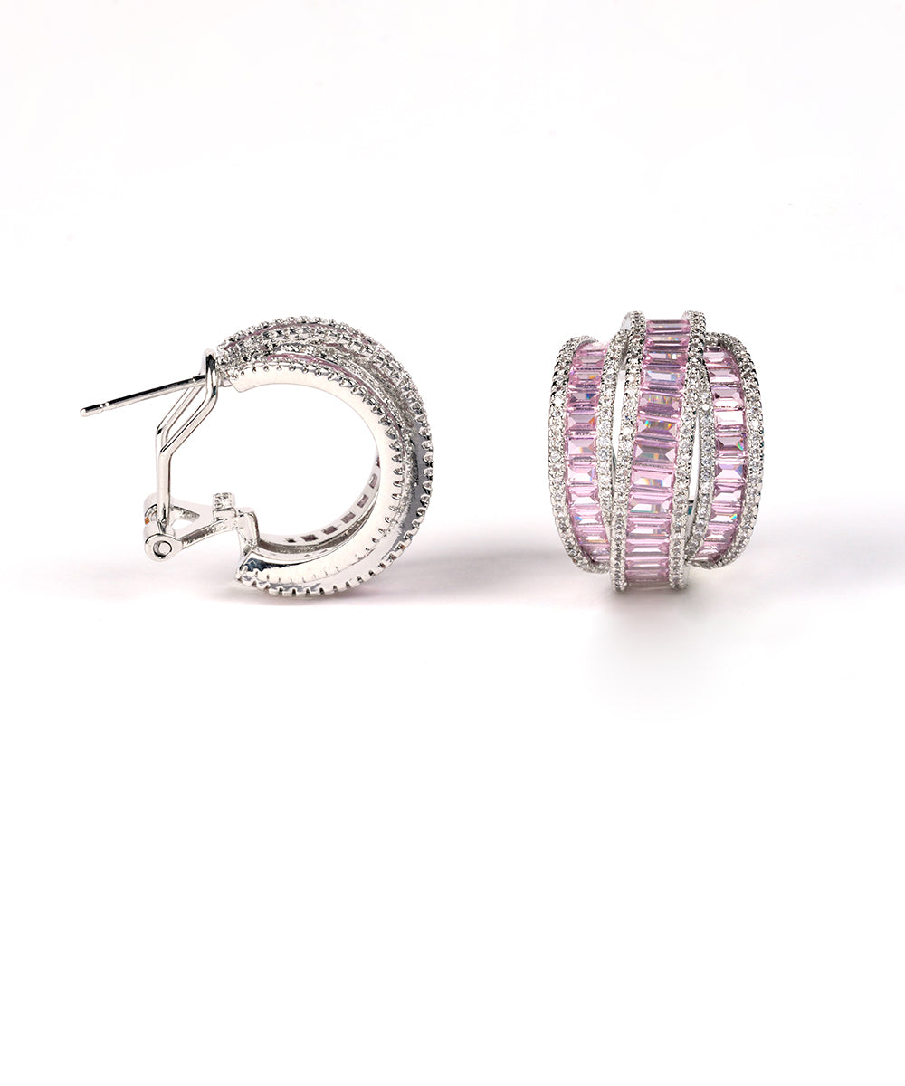 Color Baguette Hoops