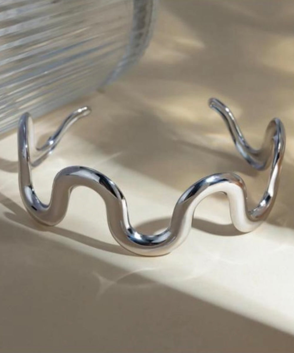 Wavy Kada - Silver