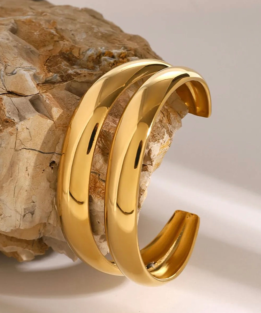 2 line Gold Cuff