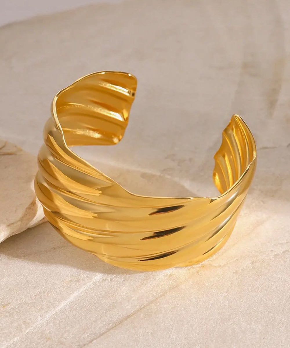 Chunky Gold Cuff