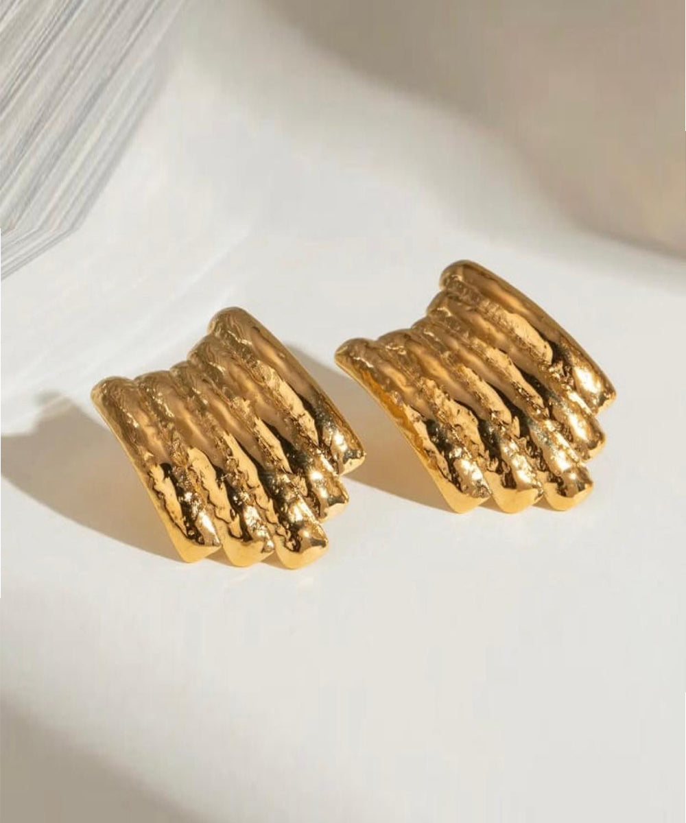 Golden Cascade Earrings