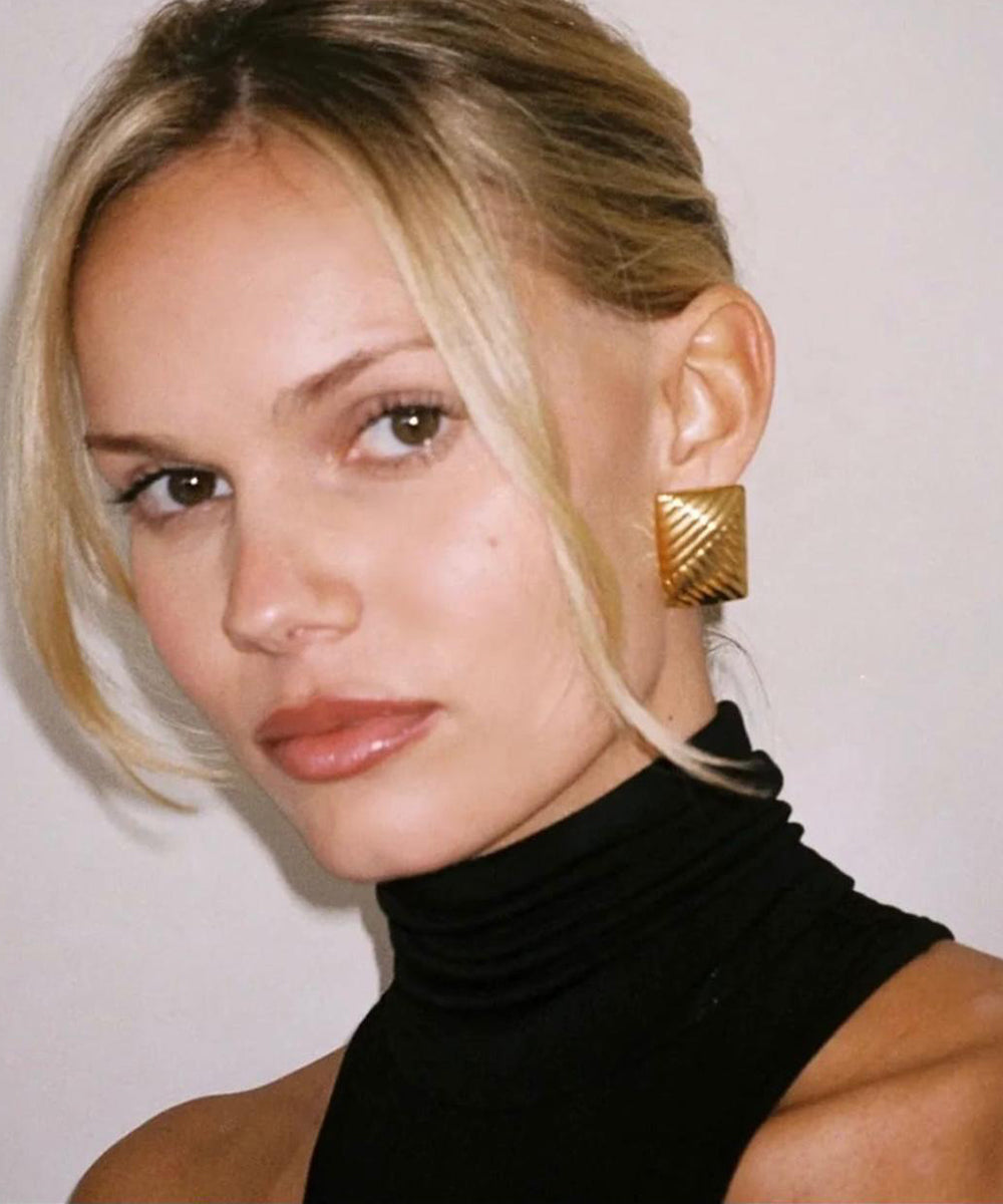 Golden Prism Earrings
