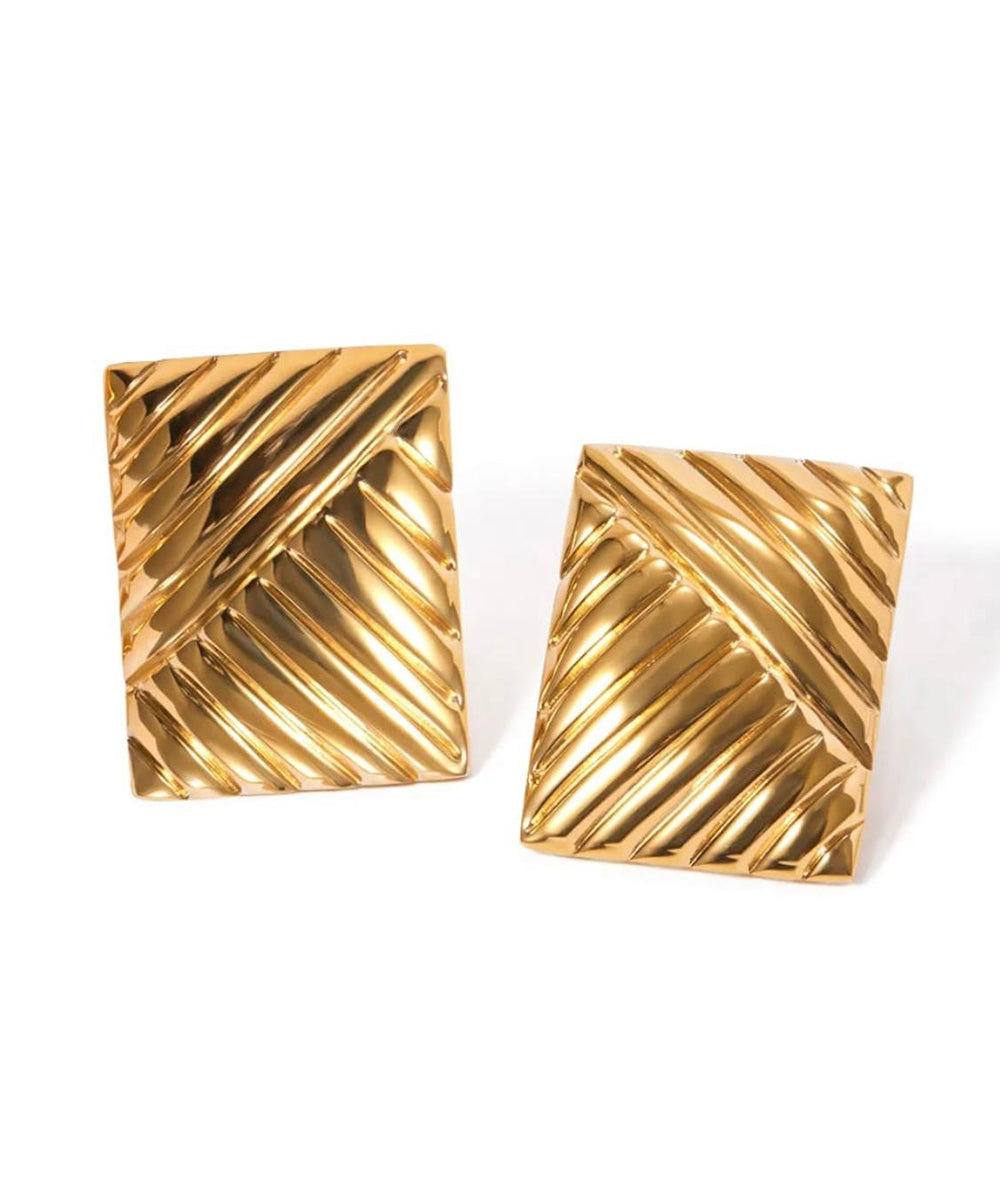 Golden Prism Earrings