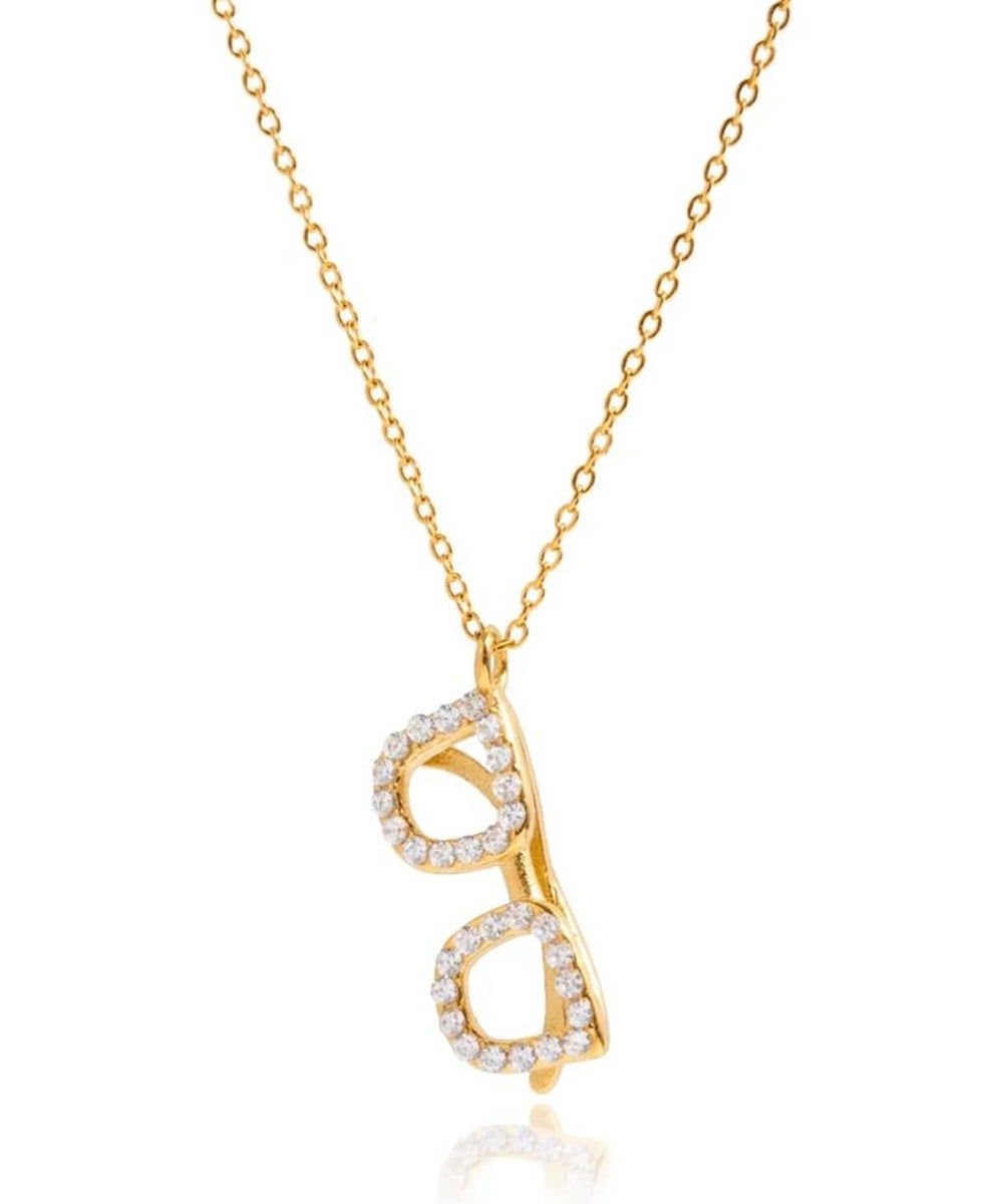 Studded Shades Pendant Necklace