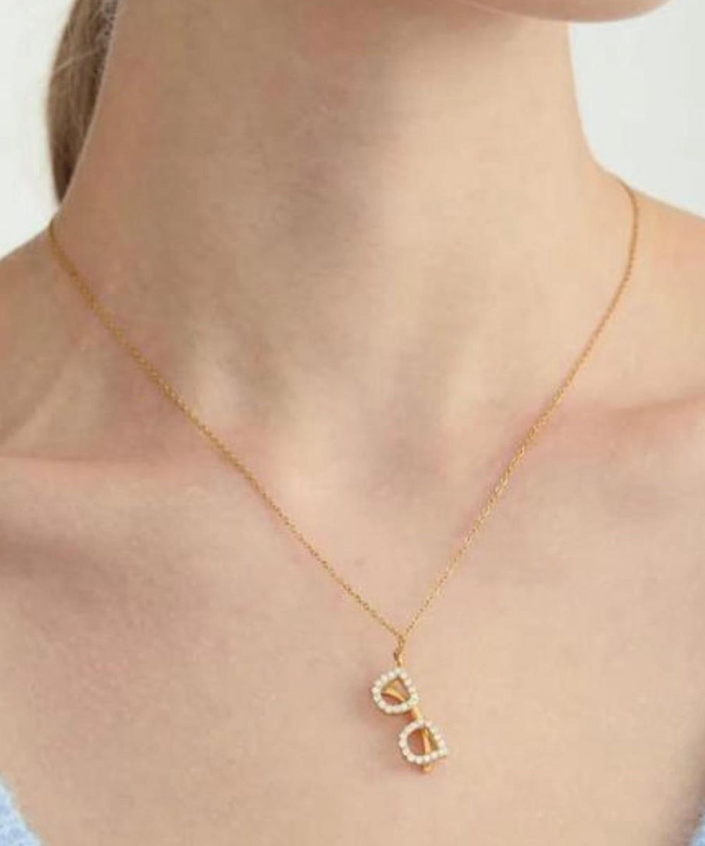 Studded Shades Pendant Necklace