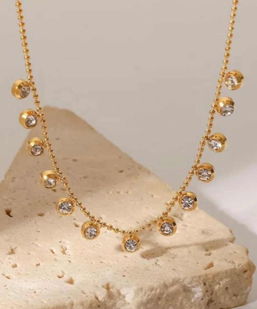 Scattered Diamond Necklace