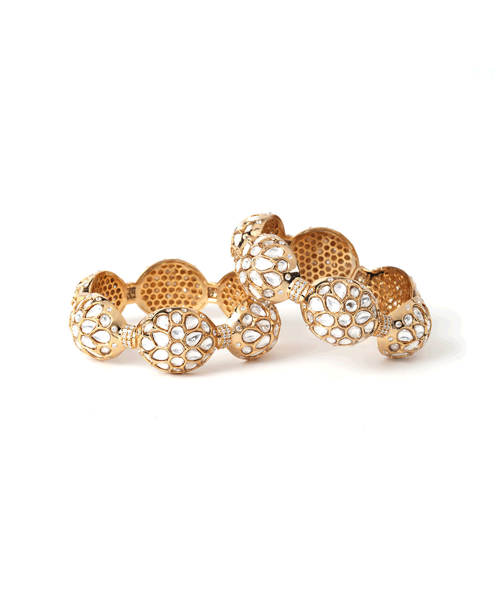 Polki Dome Bangles