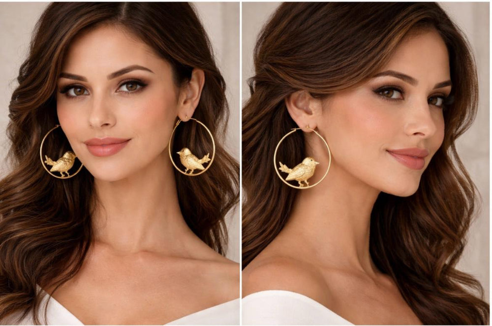 Golden Sparrow Hoops