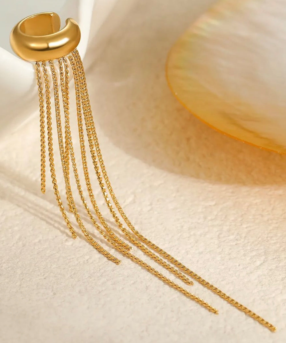 Rashmika's Statement Tassel Earcuff