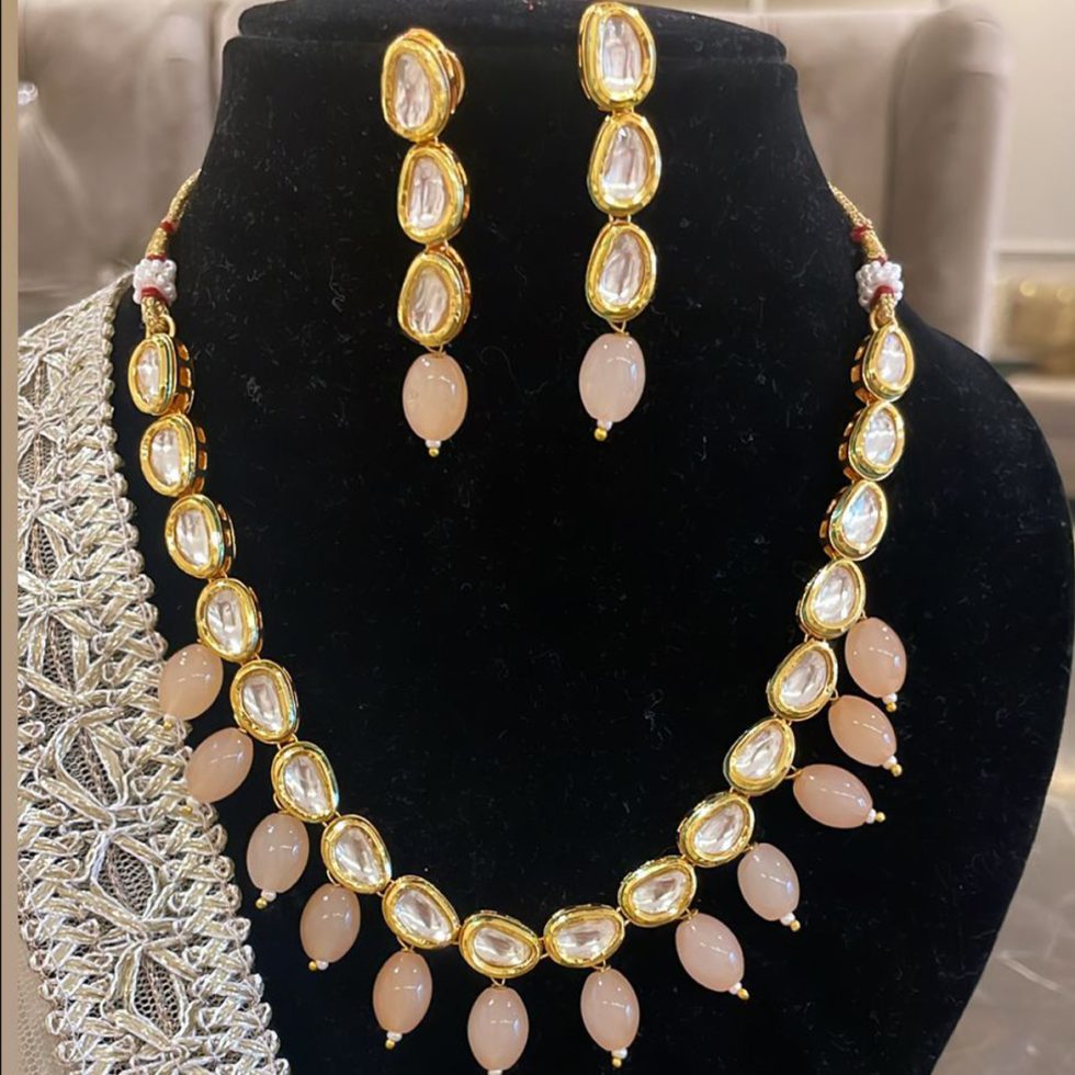 Kundan Peach Drops 1